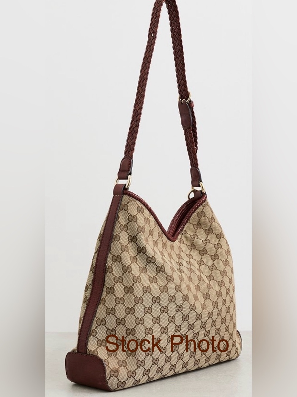 Gucci Marrakech MM Hobo GG Shoulder Bag w COA & Dust Bag